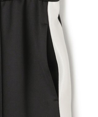 ICB 【洗える】 コンパクトトラックジャージー パンツ ブラック系