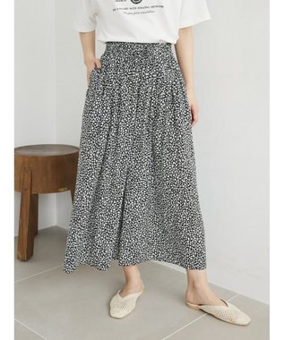 Green Parks サラフレ　ワイドパンツ Flower