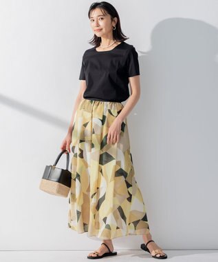 23区 VIOLAd'ORO MIRO スクエアバスケット バッグ ブラック