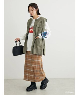 Green Parks Villains／袖アート裏毛プルオーバー Off White