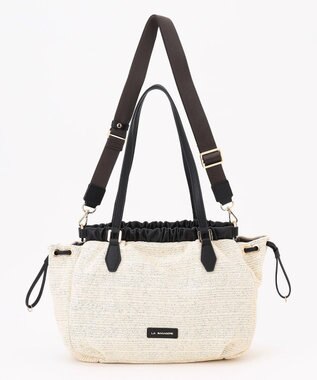 LA BAGAGERIE シャーリング2WAYサマーバッグ アイボリー