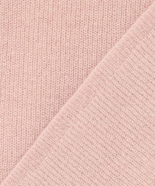 UNFILO ファインアルパカ 襟付きカーディガン ピンク