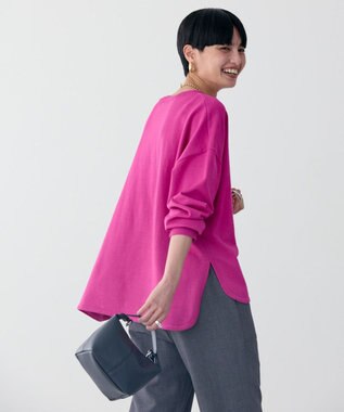 AMERICAN HOLIC センターシームラウンドニットプルオーバー Pink