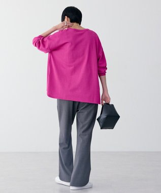 AMERICAN HOLIC センターシームラウンドニットプルオーバー Pink