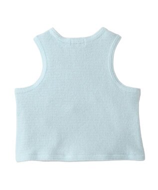 MIKI HOUSE HOT BISCUITS 【50-70cm】 パイル素材 ベビーベスト(胴着) ブルー
