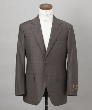 GOTAIRIKU 【DELFINO/デルフィノ】ハニーウェイ SUPER150's スーツ ダークブラウン系