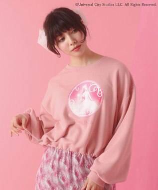 Green Parks ■ＷＩＣＫＥＤ　グラフィックショートスウェット Pink