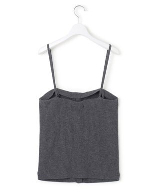 23区 【洗える】レイヤードビスチェ ニット グレー系