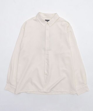 WEGO ルーズシルエットボックスシャツ（LS） オフホワイト
