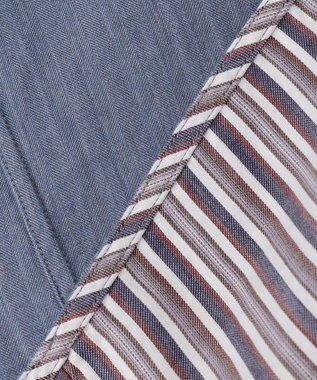 JOSEPH ABBOUD 【2WAY】リバーシブルシャツ ブルー系