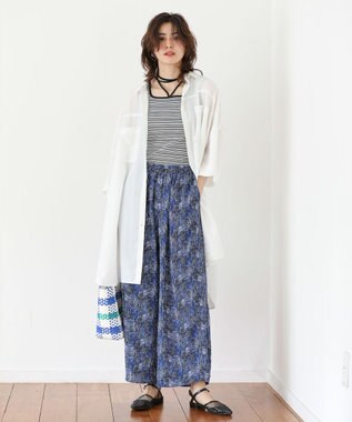 Green Parks ＲＵＰＩＳポインテットメッシュストライプサンダル Black