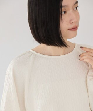 AMERICAN HOLIC ジャガードティアードブラウス Ivory