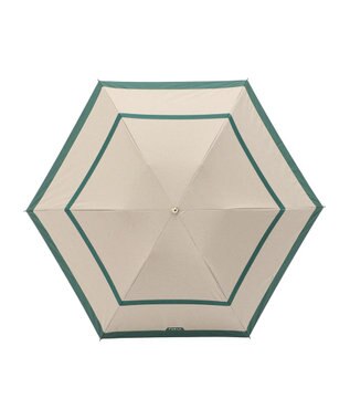 MOONBAT 【フルラ （FURLA）】晴雨兼用折りたたみ日傘　切継グログラン ビリジアン