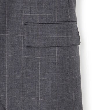 J.PRESS MEN 【J.PRESS MOVING / セットアップ対応】REDA ACTIVE ウィンドーペーン ジャケット グレー系4