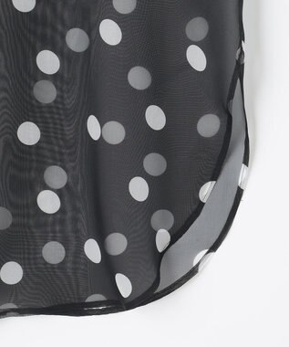 組曲 S 【組曲×setsuko sagittaire】シフォンプリント2WAYブラウス ブラック系5