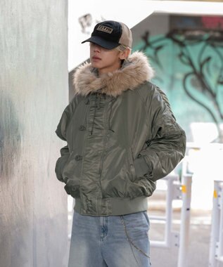 WEGO 【ユニセックス着用ITEM/MLサイズ展開】N2B カーキ