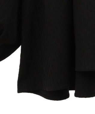 AMERICAN HOLIC ジャガードティアードブラウス Black