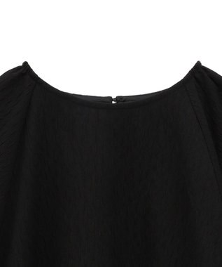 AMERICAN HOLIC ジャガードティアードブラウス Black