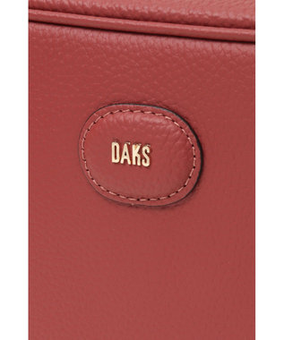 DAKS URBANカウレザー2WAYショルダーバッグ レッド