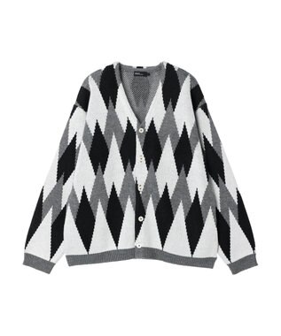 CRAFT STANDARD BOUTIQUE 【男女兼用】アーガイル柄カーディガン2 Black