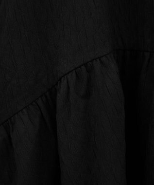 AMERICAN HOLIC ジャガードティアードブラウス Black