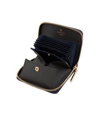LANVIN en Bleu リュクサンブール 財布機能付きカードケース ダークネイビー