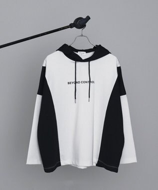 WEGO ドルマンポンチフードT（LS） ホワイト