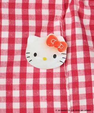 ANY KIDS 【サンリオキャラクターズ×ANY KIDS】ぷっくりボタン マリンパンツ ハローキティ×レッドギンガム