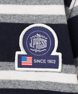 J.PRESS KIDS 【110-130cm】ボーダー 長袖Tシャツ ネイビー系1