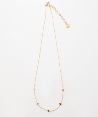 Phoebe <オンワード限定セット>【金属アレルギー対応】シューティングスターステーションネックレス×ワンタッチドレープイヤーカフ/サージカルステンレス ゴールド