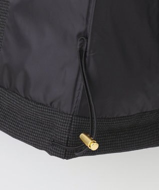 J.PRESS LADIES S ハウンドトゥース&グレンチェック ショート ダウンコート ライトグレー系3