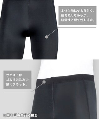 CW-X 【MEN】 CW-X 【CHUMS (チャムス)コラボ】 メンズスポーツタイツ ひざの負荷・運動時の筋肉の疲労を軽減 ロング丈 ジョギング ウォーキング メンズ LNO310 /ワコール ブラック