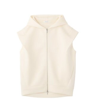 AMERICAN HOLIC ポンチZIPフーディーベスト Ivory