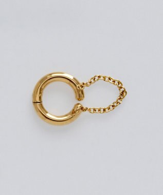 Phoebe <オンワード限定セット>【金属アレルギー対応】シューティングスターステーションネックレス×ワンタッチドレープイヤーカフ/サージカルステンレス ゴールド