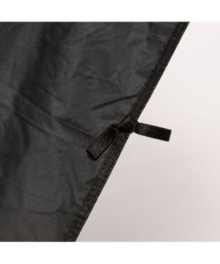 UNBILLION カシュネ cachenez / PUサテンリボン3段折りたたみ傘 ブラック