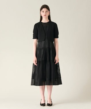 GRACE CONTINENTAL ショートボレロ ブラック