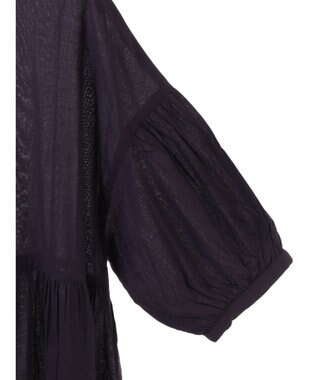 CRAFT STANDARD BOUTIQUE インド綿ティアードマキシワンピース Purple