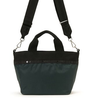 LeSportsac SMALL BUCKET TOTE/ミッドナイトグリーン/ブラック ミッドナイトグリーン/ブラック