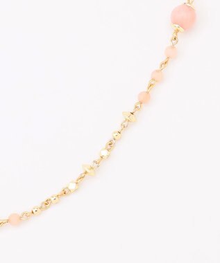 自由区 ストーンMIX ネックレス ピンク