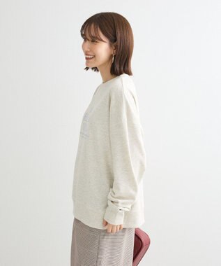Green Parks アソートロゴミニ裏毛プルオーバー Oatmeal