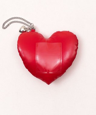 WEGO 【痛バ＆推し活グッズ】パフィハートIDフォトチャーム レッド