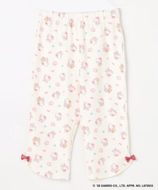 ANY KIDS 【サンリオキャラクターズ×ANY KIDS】ひんやり ファンシーレギンス ハローキティ×エクリュ