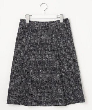 J.PRESS LADIES ファンシーツイード スカート ネイビー系1