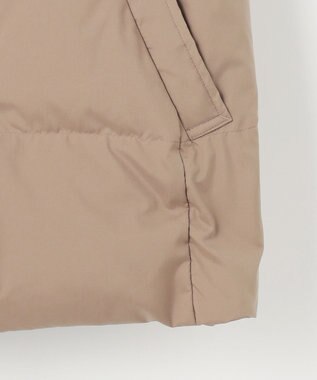 J.PRESS LADIES S 【洗える・2way】タフタダウン ミドル丈 コート モカ系