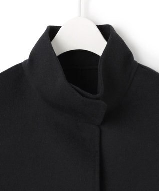 ICB L WoolRever  スタンドカラージレ ブラック系