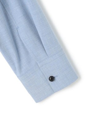 BEIGE， APOPHY / ステッチディテールショートシャツジャケット Sax