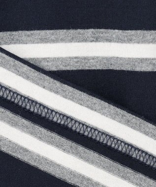 J.PRESS KIDS 【110-130cm】ボーダー 長袖Tシャツ ネイビー系1