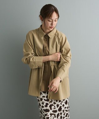 CRAFT STANDARD BOUTIQUE レイヤードライクシャツ Beige