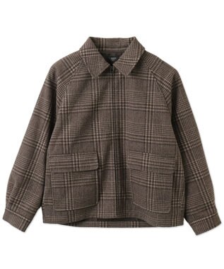 WEGO 【ユニセックス着用ITEM】メルトンショートZIPブルゾン 柄2