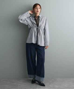 CRAFT STANDARD BOUTIQUE レイヤードライクシャツ Charcoal Gray